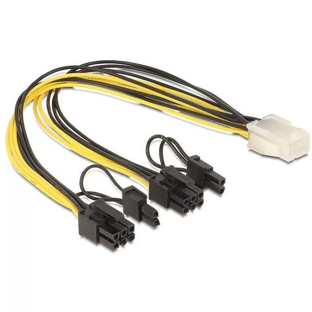 DELOCK Cable PCI Express 6pin > 2 x 8pin